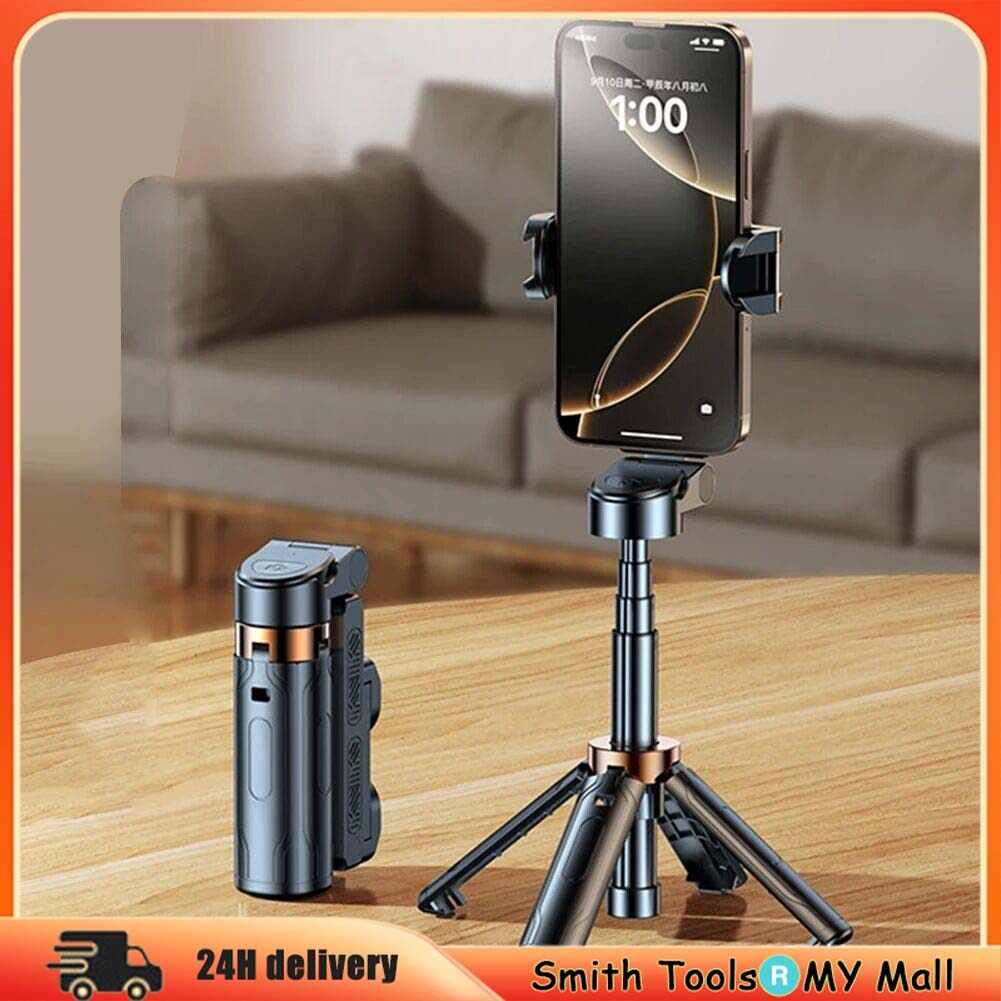 2025 new selfie stick universal tripod vlog shooting artifact 360 degree rotating mobile phone live Bluetooth stand 