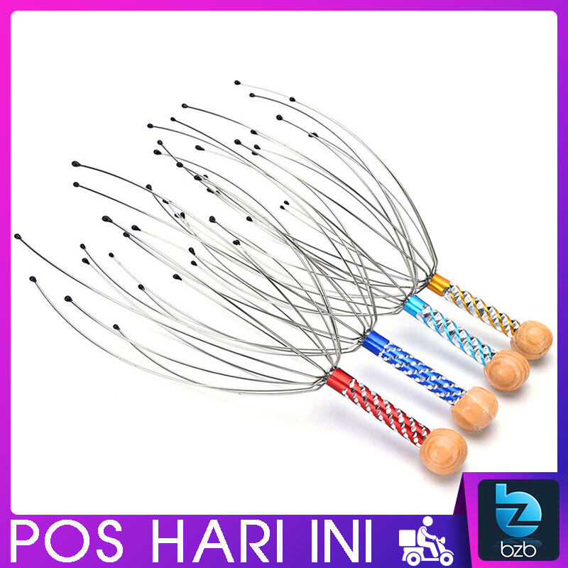 Health Care Body Head Massage Relaxation Octopus Scalp Improve Blood Circulation Tools Random Color 