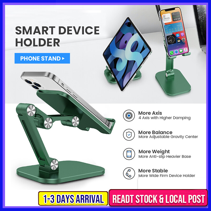 Universal Phone Holder Stand Non-slip Desktop Tablet Holder Cell Phone Mount With Storage Rack Mini Shelf For Net Class Live Broadcast Video