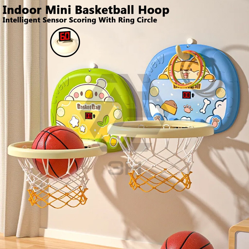 3H Bola Keranjang Dipasang Dinding/Basketball Hoop Electronic Counting C/W Hoop For Children Kanak