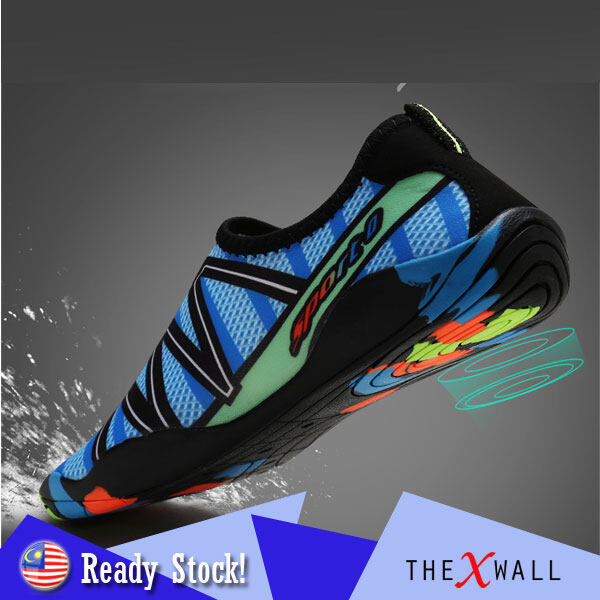 [Ready Stock] Thick Unisex Anti Slip Water Sport Diving Shoes Swimming Beach Snorkeling Outdoor Kasut Pantai