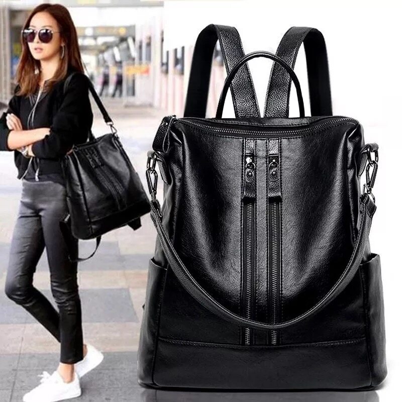 Hot Seller 2 Ways Backpack Shoulder Bag AntiTheft Bag Women Shopping Bag 115 QENS