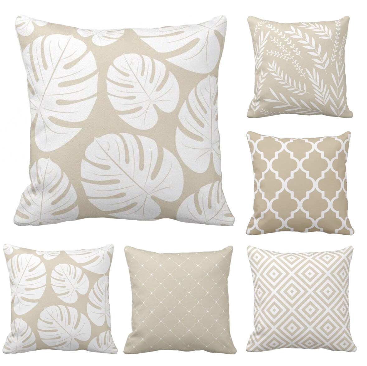 Sarung kusyen kuning air klasik 18*18 inci (45*45 cm) reka bentuk gaya etnik. Corak bercetak pada kedua-dua belah, abstraksi geometri, kain microfiber, hiasan rumah yang cantik