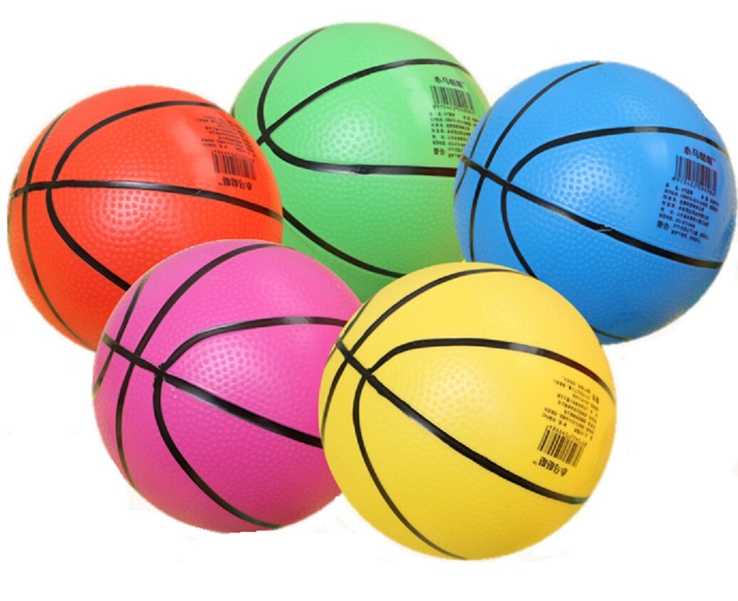 Mini Inflatable Basketball Toys Kids Hand Wrist Exercise Outdoor/ Indoor Game (3071)