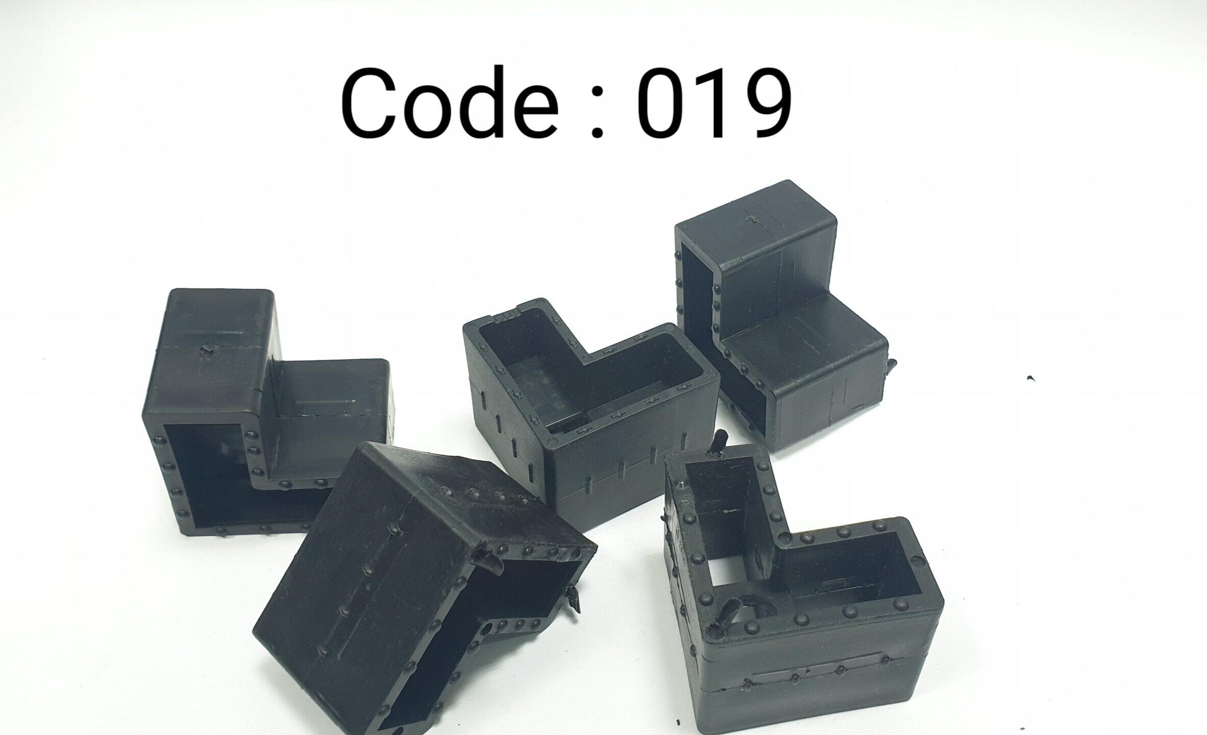 PVC Bracket (Model : 019) - 1" x 1"1/2 Inner Corner Bracket DIY Home Improvement