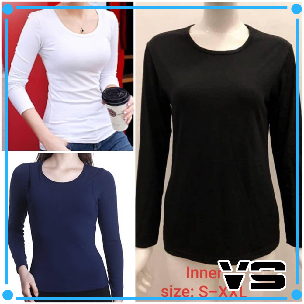 [Harga Borong] Long Sleeves Muslimah Inner Shirt